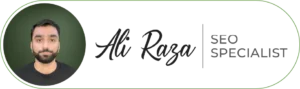 Ali Raza SEO Specialist