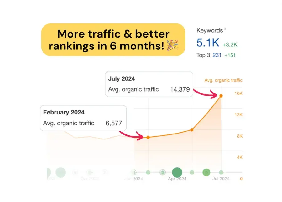 SEO case study results